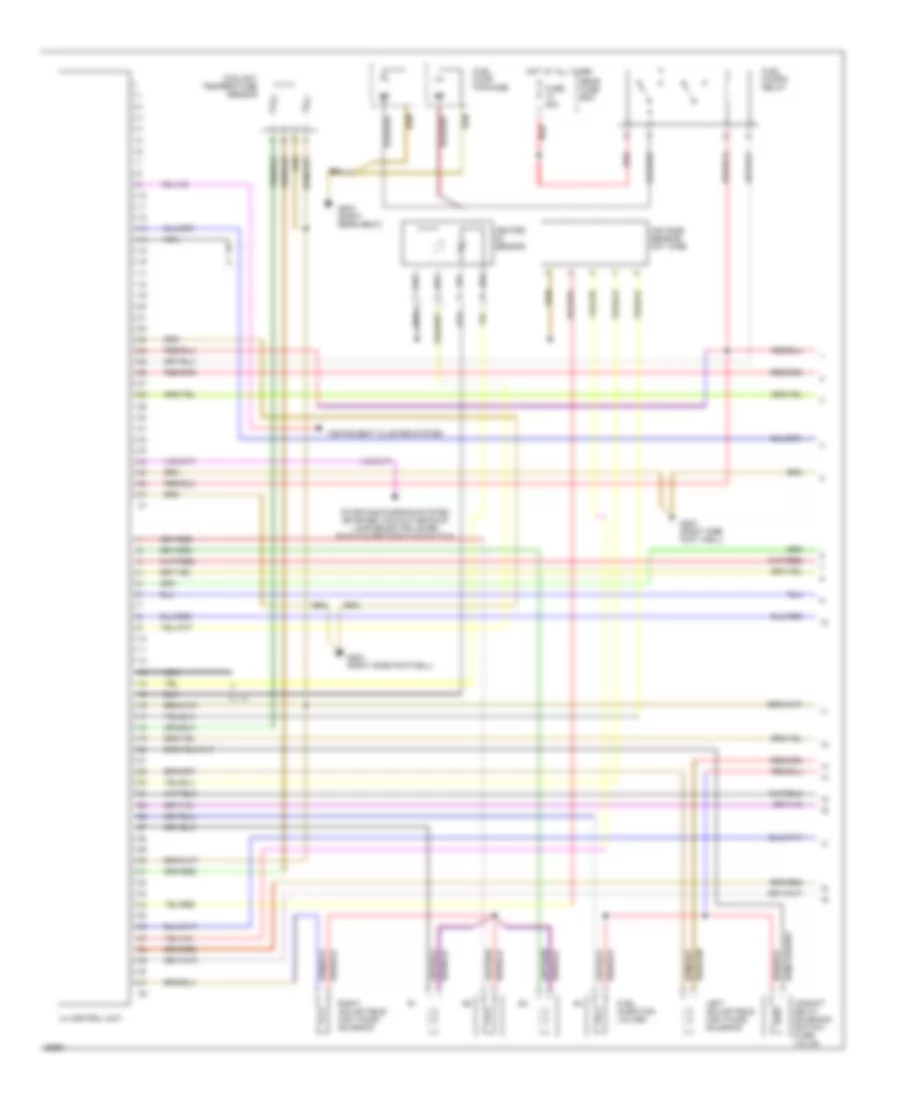 5 0L Engine Performance Wiring Diagrams 1 of 3 for Mercedes Benz 500SEL 1993