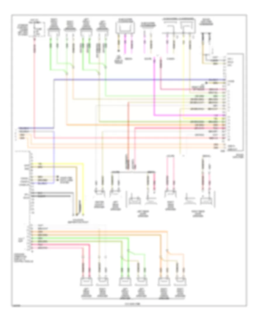 COMAND Actuation Wiring Diagram 2 of 2 for Mercedes Benz C230 2004