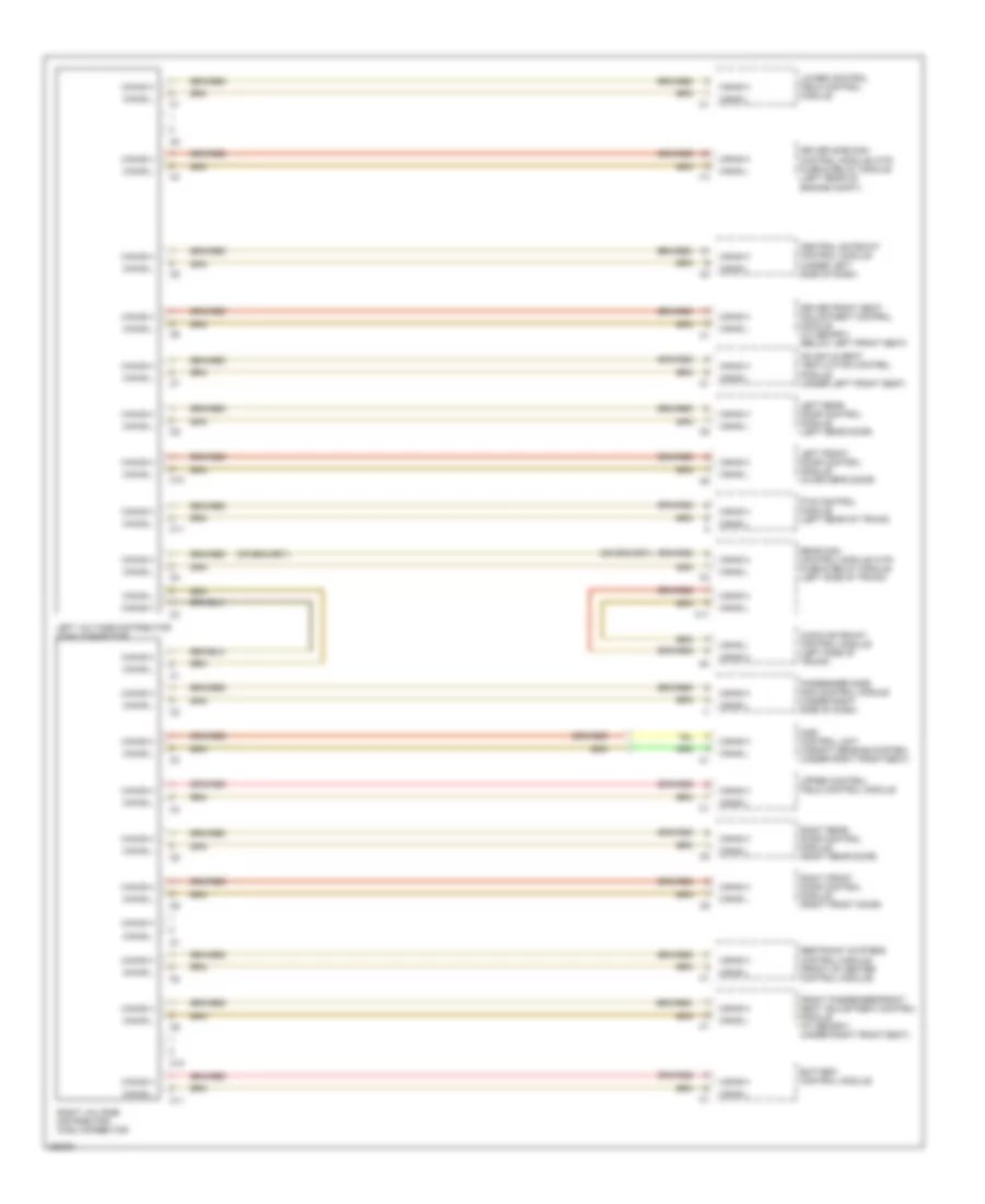 High Low Bus Wiring Diagram 2 of 2 for Mercedes Benz E500 2006