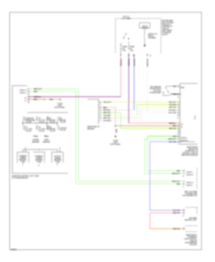 Transmission Wiring Diagram, 7 Speed AT for Mercedes-Benz E500 2006