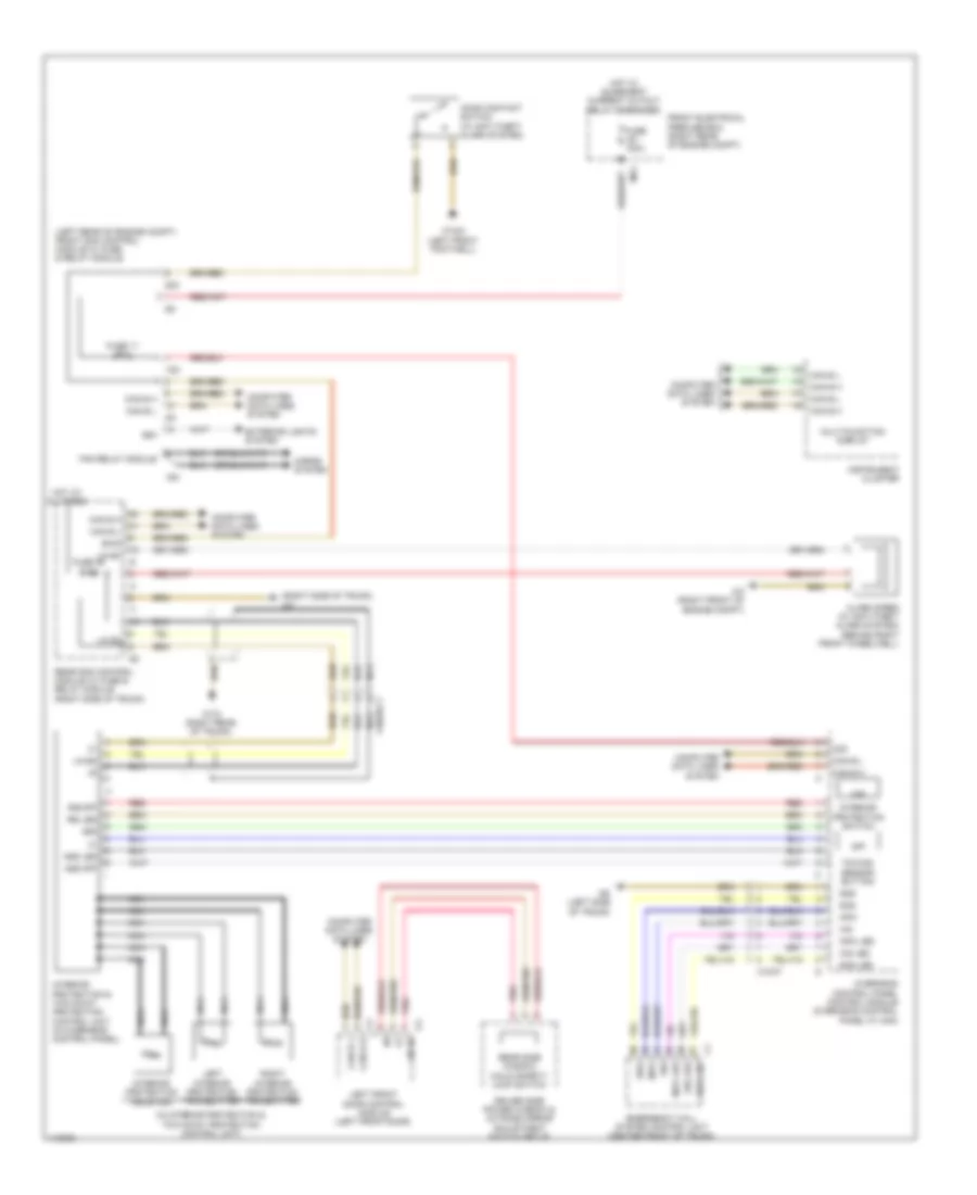 Drive Authorization System Wiring Diagram for Mercedes-Benz CLS550 4Matic 2014