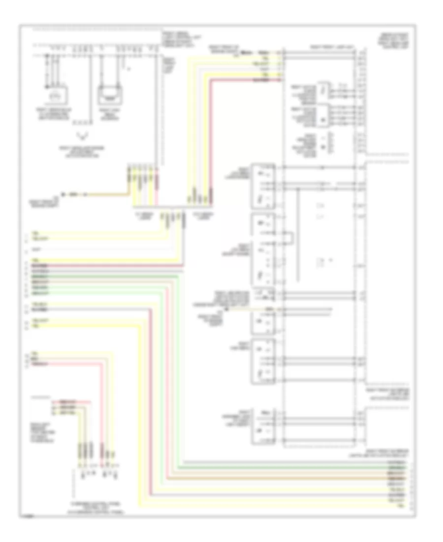 Headlights Wiring Diagram (2 of 3) for Mercedes-Benz CLS550 4Matic 2014