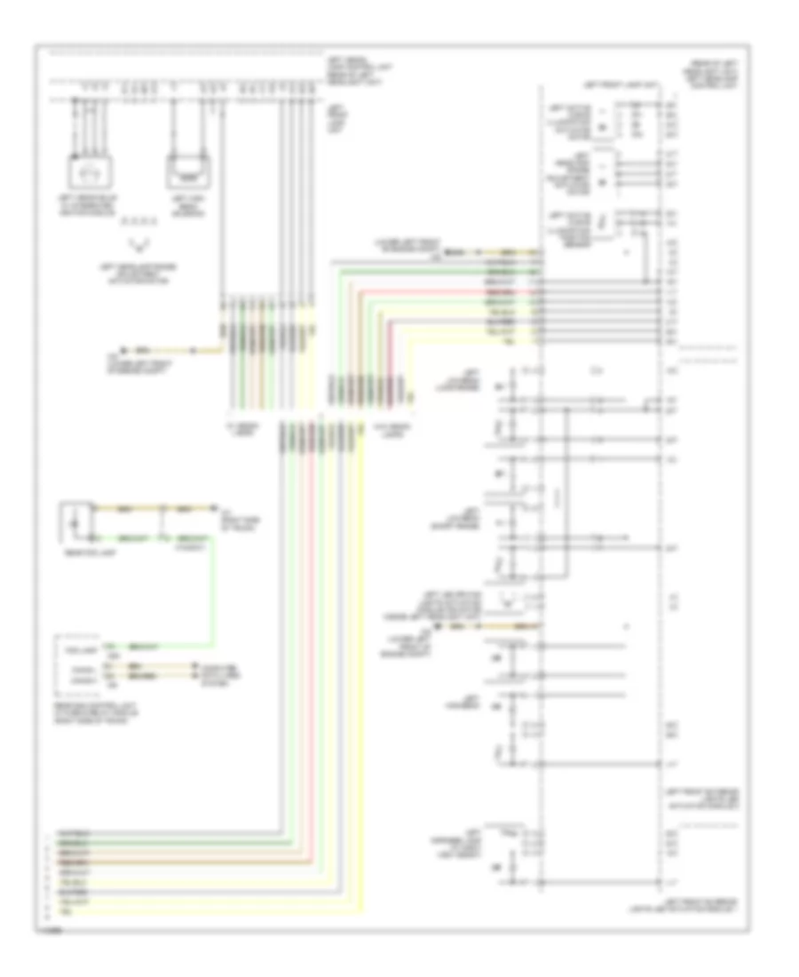 Headlights Wiring Diagram (3 of 3) for Mercedes-Benz CLS550 4Matic 2014