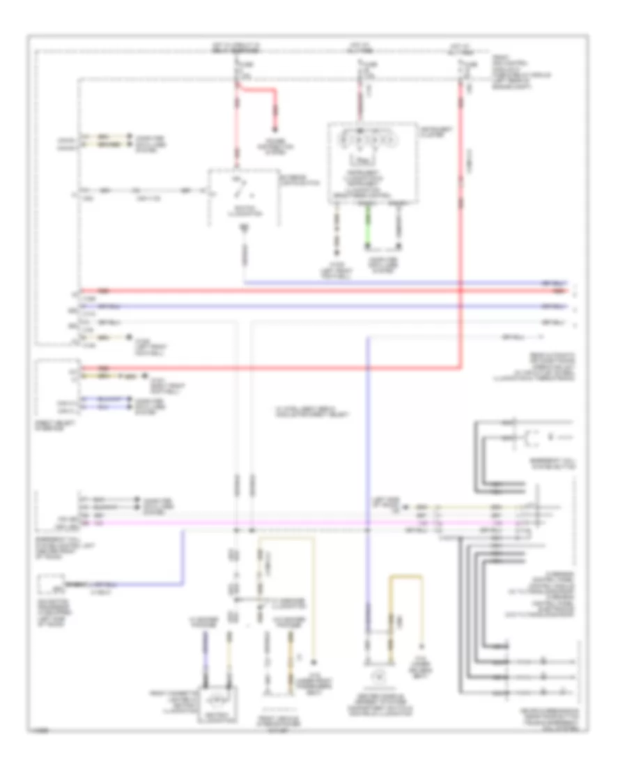 Instrument Illumination Wiring Diagram 1 of 2 for Mercedes Benz CLS550 4Matic 2014