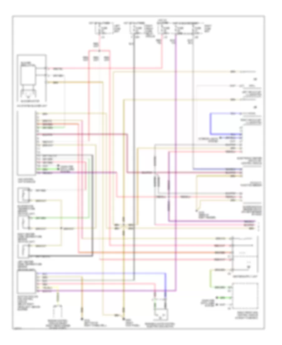 Air Conditioning Wiring Diagrams (1 of 2) for Mercedes-Benz S430 2000