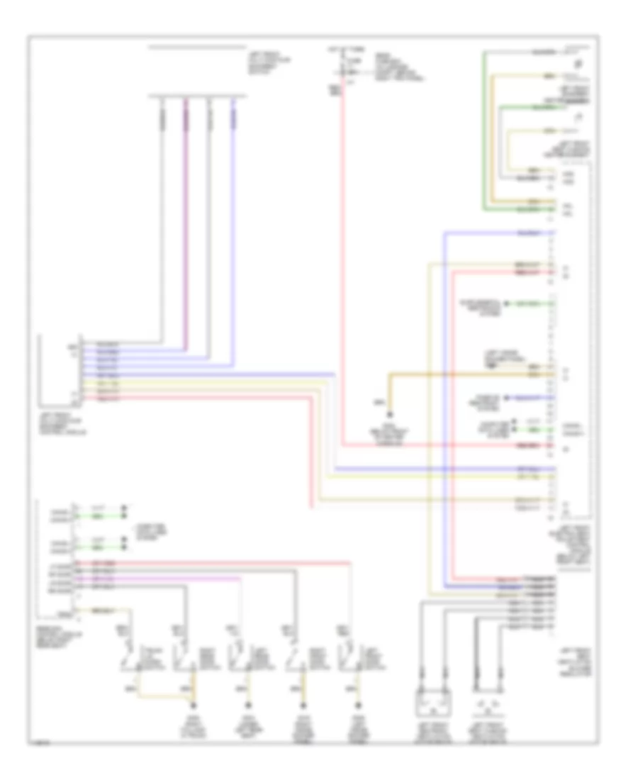 Driver s Memory Seat Wiring Diagram 2 of 2 for Mercedes Benz S430 2000
