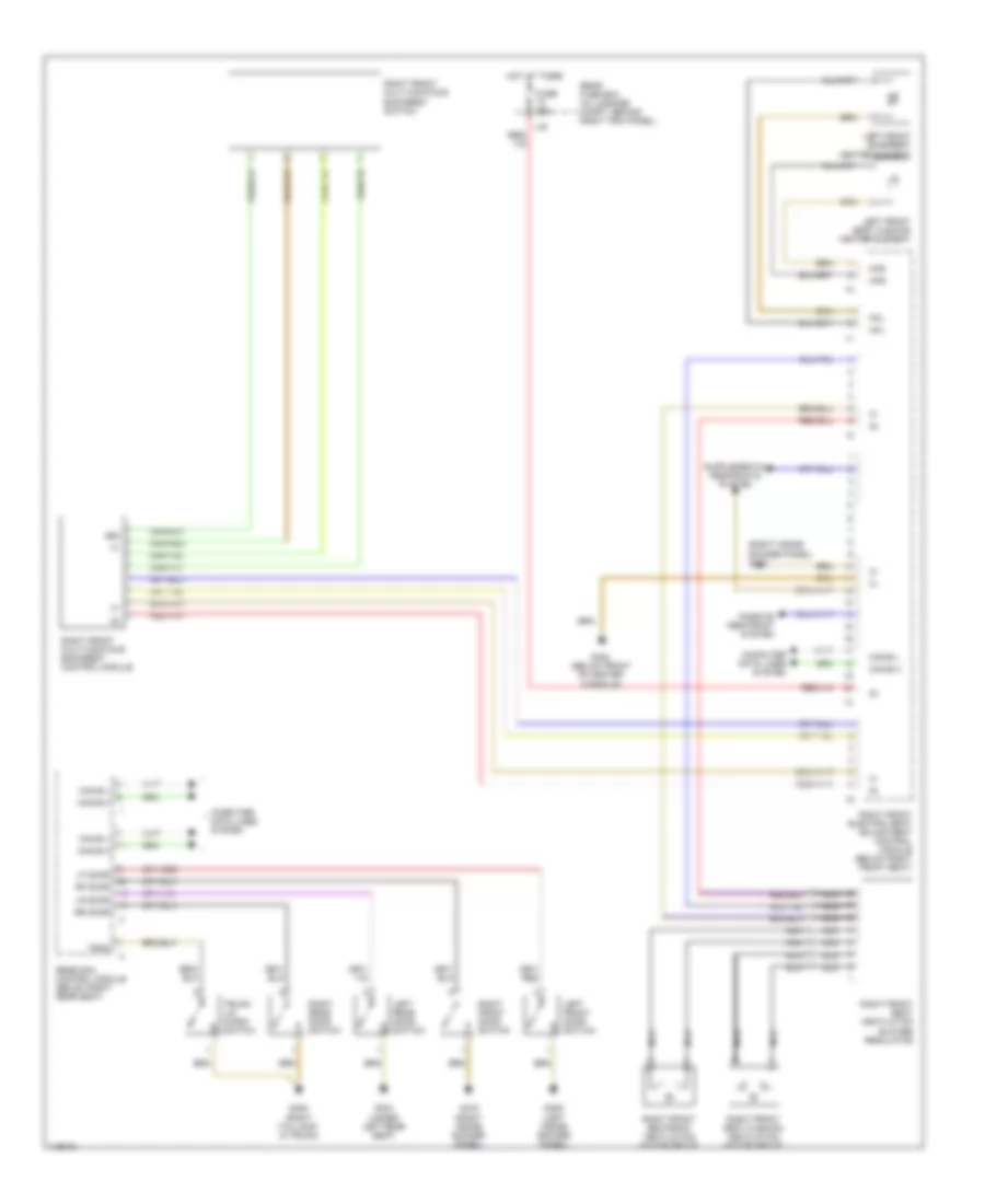 Passengers Memory Seat Wiring Diagram (2 of 2) for Mercedes-Benz S430 2000