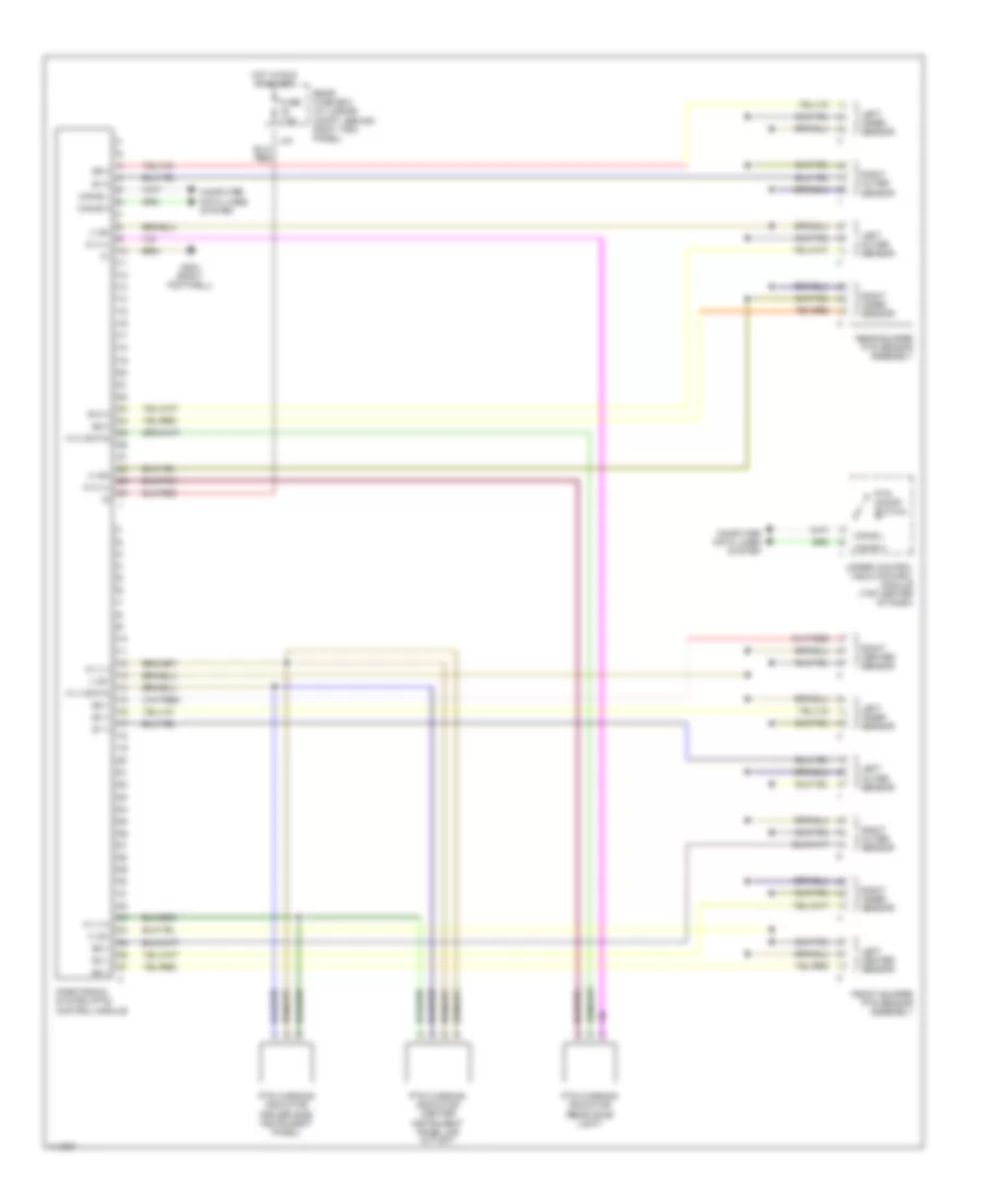Parktronic Wiring Diagram for Mercedes-Benz S430 2000