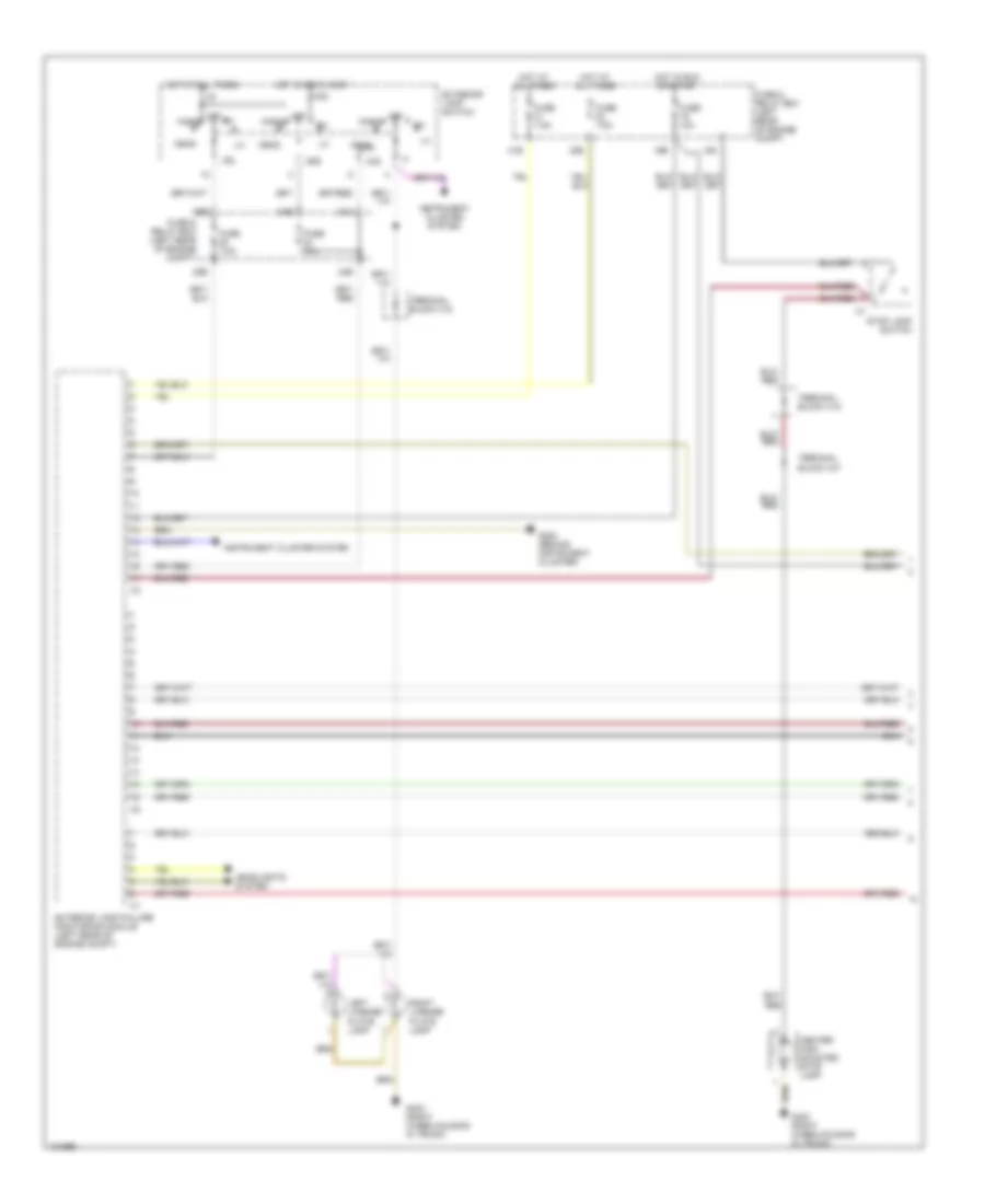 Exterior Light Wiring Diagram (1 of 2) for Mercedes-Benz C230 1998