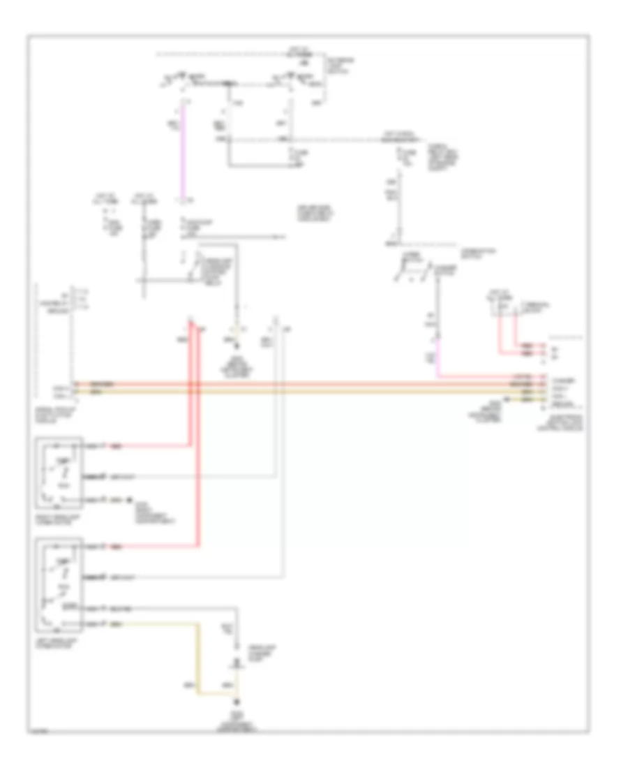 Электросхема стеклоочистителя, дворников и омывателя Фары для Mercedes-Benz C230 1998