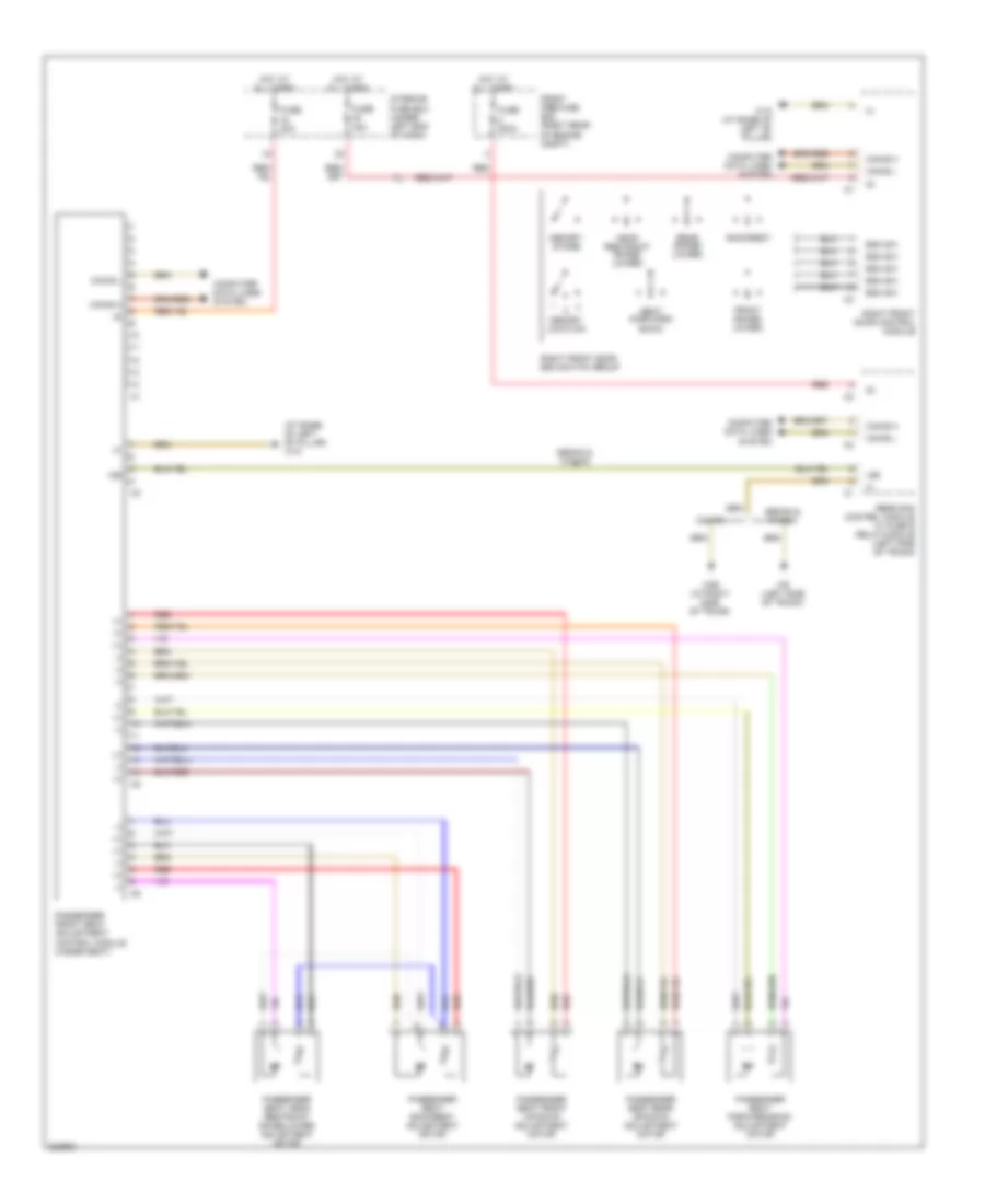 Passenger s Memory Seat Wiring Diagram for Mercedes Benz C240 2004