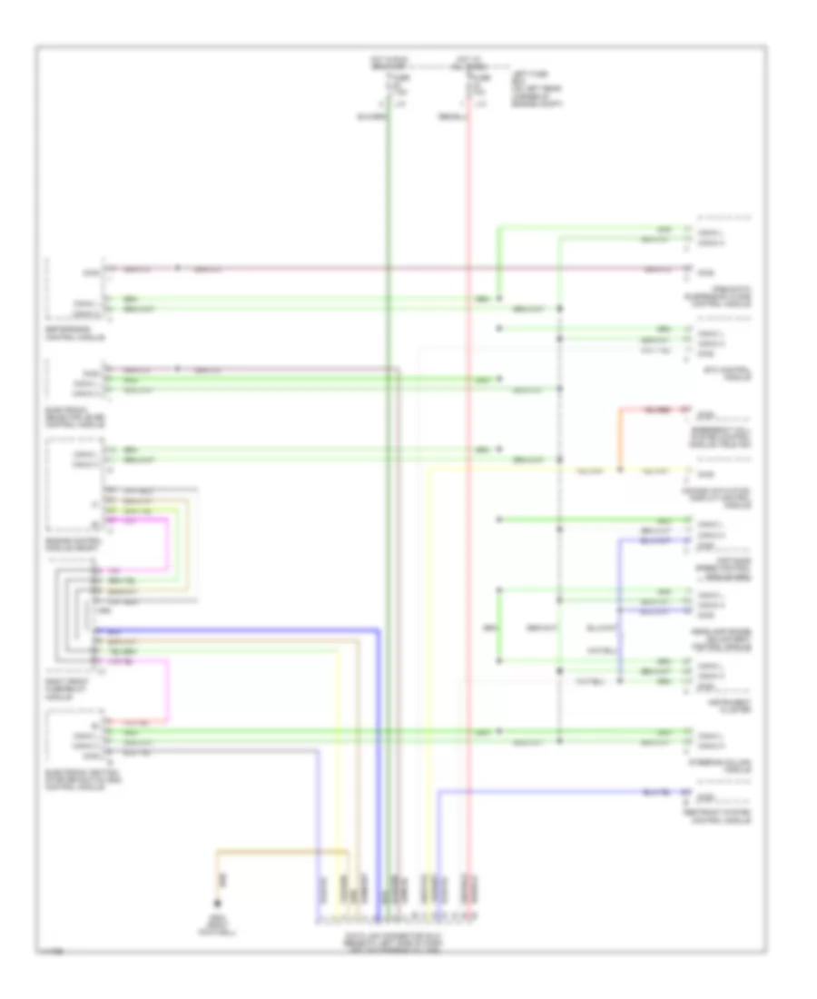 Data Link Connector Wiring Diagram for Mercedes Benz S500 2000