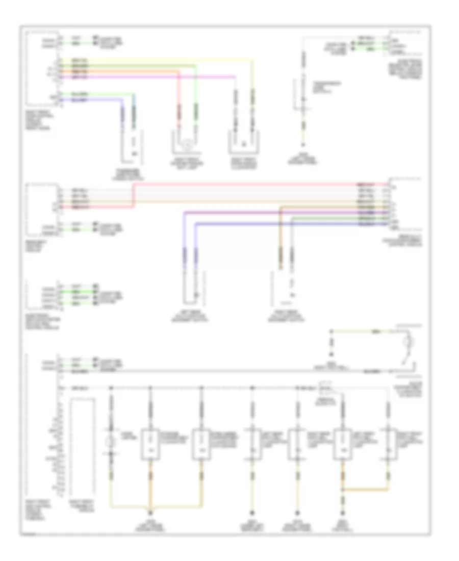 Interior Light Wiring Diagram 3 of 4 for Mercedes Benz S500 2000