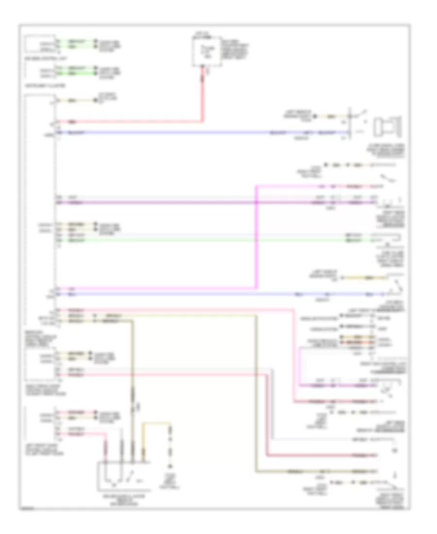 Anti theft Wiring Diagram for Mercedes Benz GL350 2012