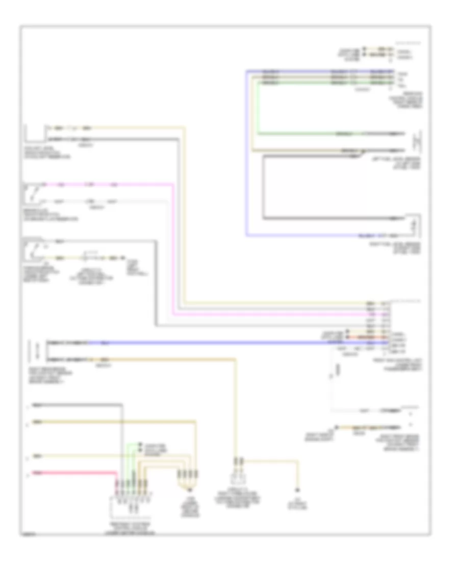 Instrument Cluster Wiring Diagram 2 of 2 for Mercedes Benz GL350 2012