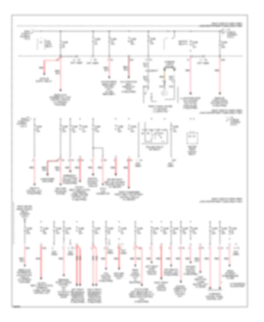Power Distribution Wiring Diagram 2 of 4 for Mercedes Benz GL350 2012