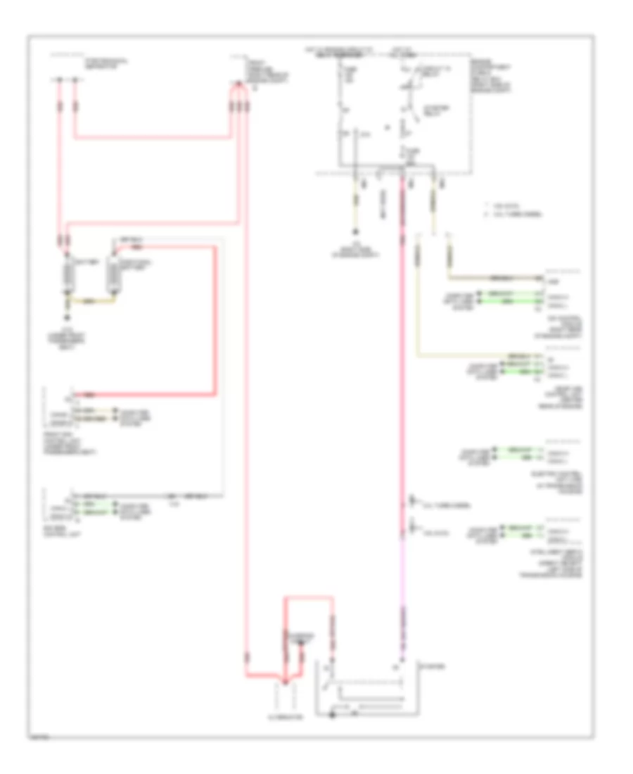 Starting Wiring Diagram for Mercedes Benz GL350 2012