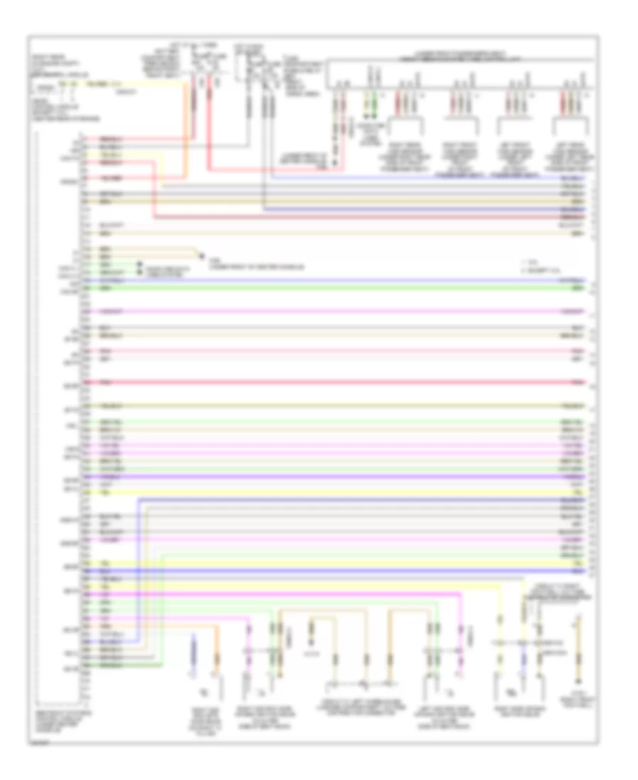 Supplemental Restraint Wiring Diagram 1 of 3 for Mercedes Benz GL350 2012