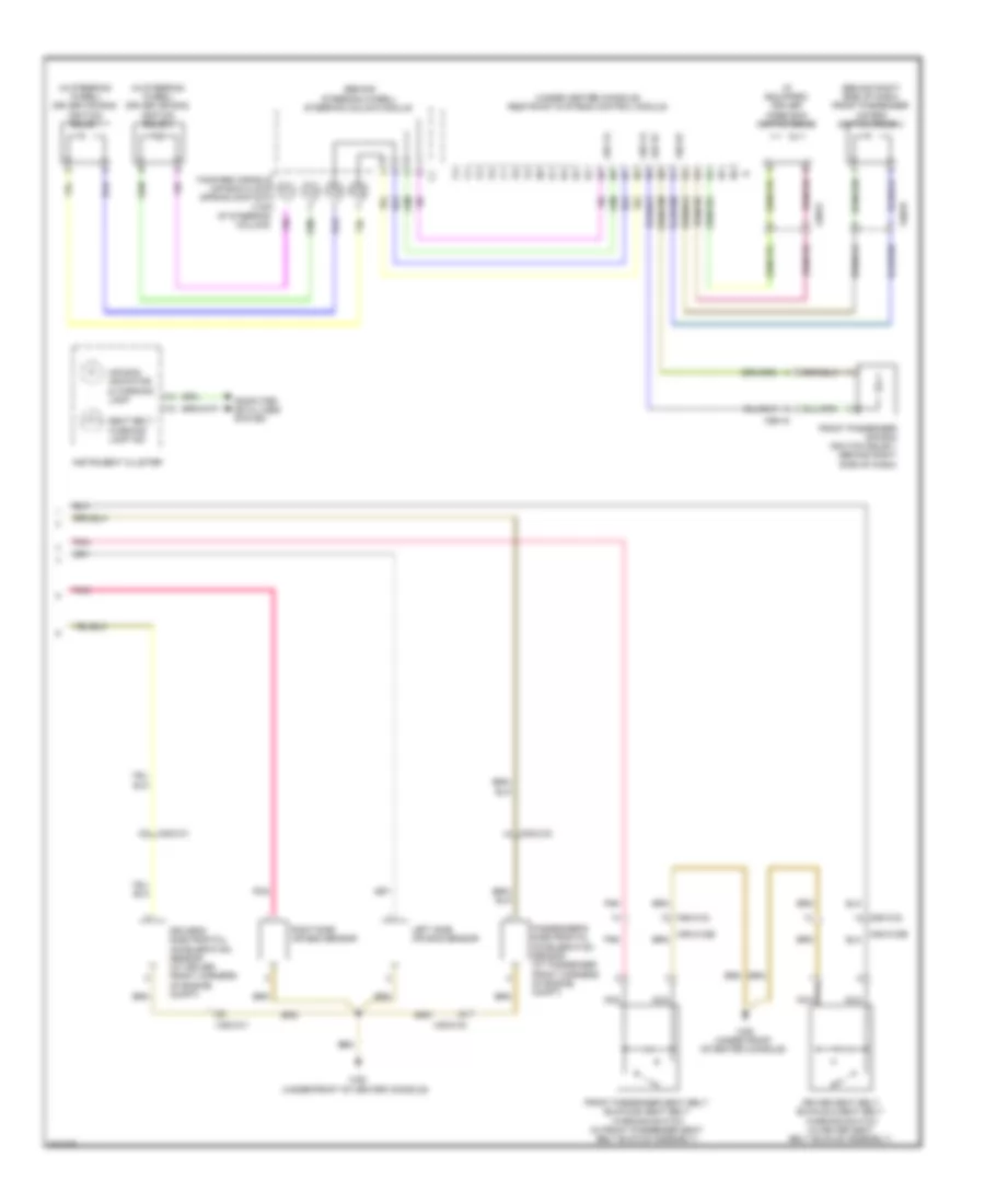 Supplemental Restraint Wiring Diagram 3 of 3 for Mercedes Benz GL350 2012