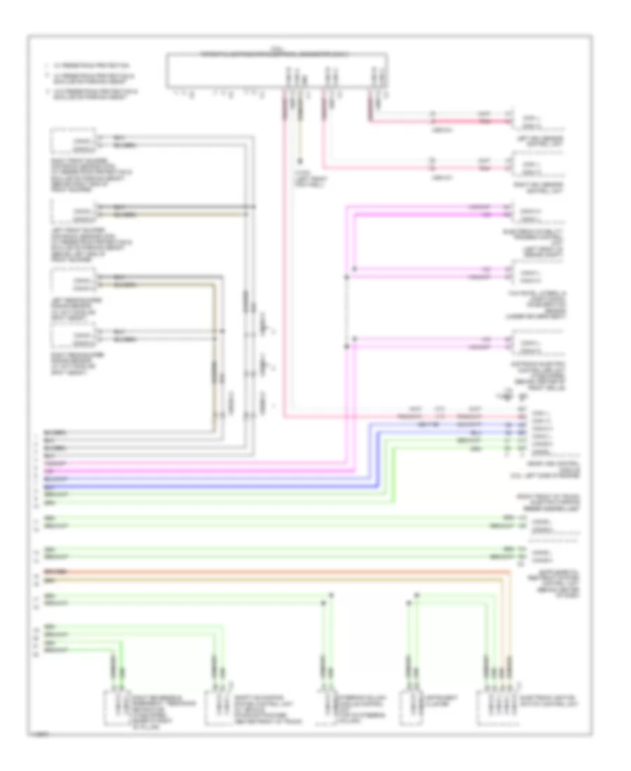HighLow Bus Wiring Diagram (4 of 4) for Mercedes-Benz SLK250 2014