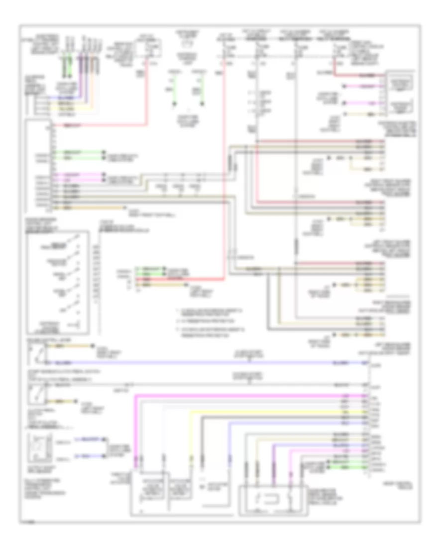 Cruise Control Wiring Diagram for Mercedes Benz SLK250 2014