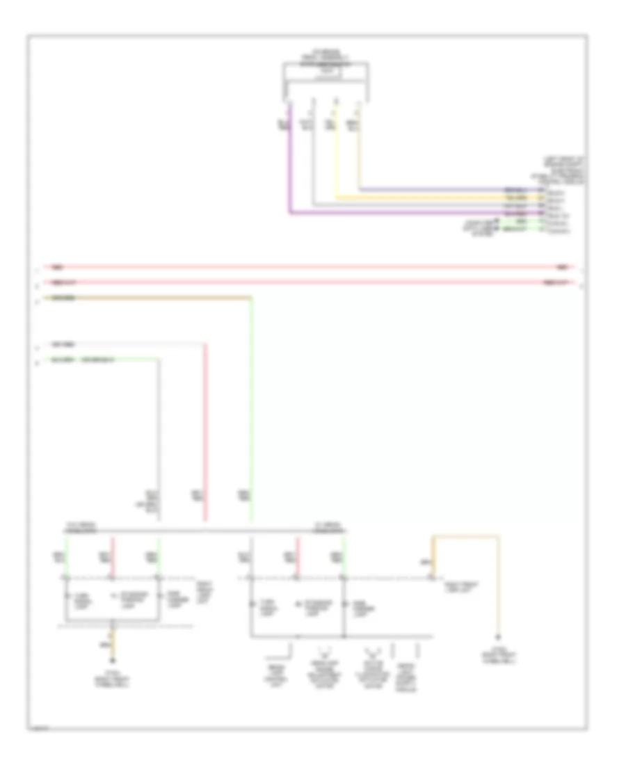 Exterior Lamps Wiring Diagram (2 of 3) for Mercedes-Benz SLK250 2014