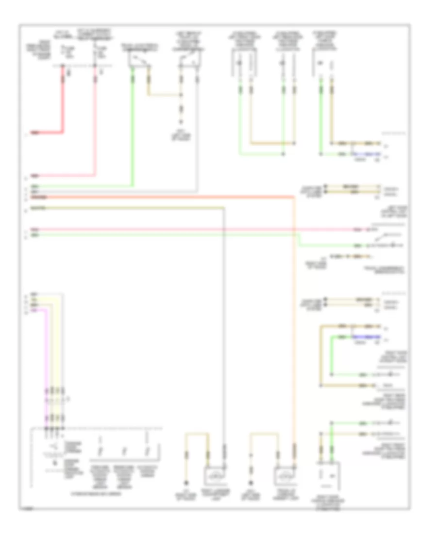 Courtesy Lamps Wiring Diagram 2 of 2 for Mercedes Benz SLK250 2014