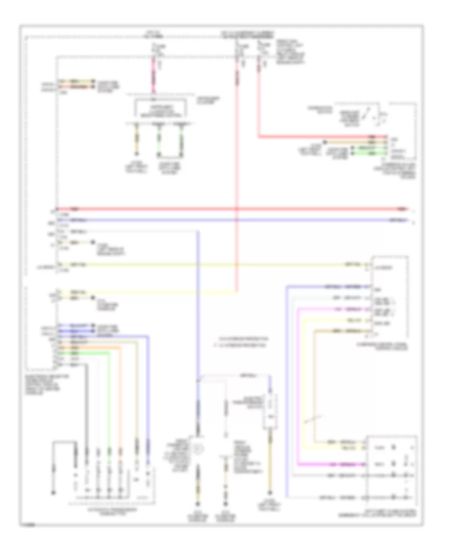 Instrument Illumination Wiring Diagram (1 of 2) for Mercedes-Benz SLK250 2014