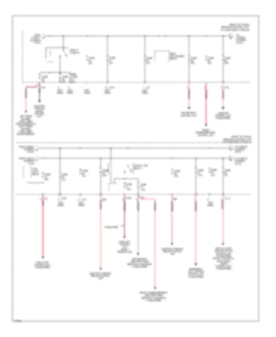 Power Distribution Wiring Diagram (2 of 5) for Mercedes-Benz SLK250 2014