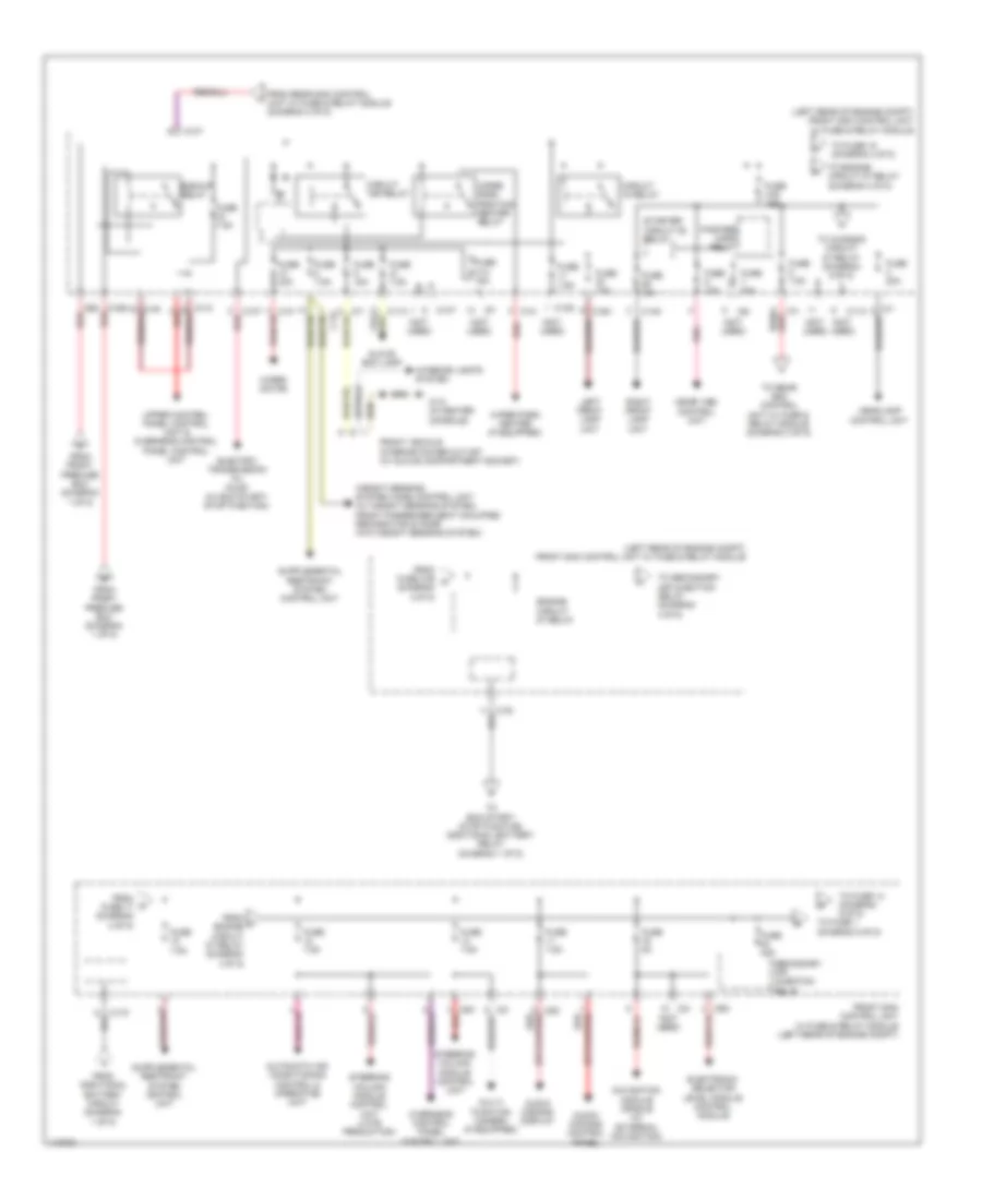 Power Distribution Wiring Diagram 4 of 5 for Mercedes Benz SLK250 2014