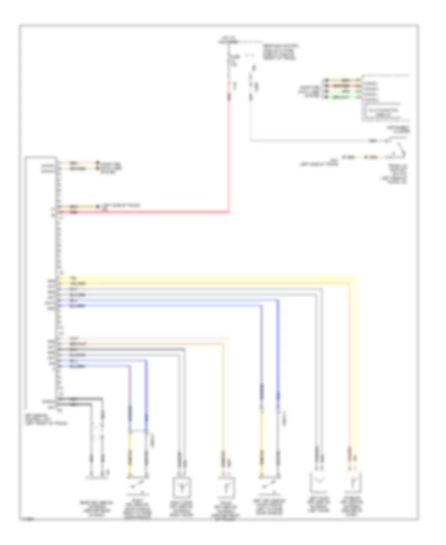 Keyless Go System Wiring Diagram for Mercedes-Benz SLK250 2014