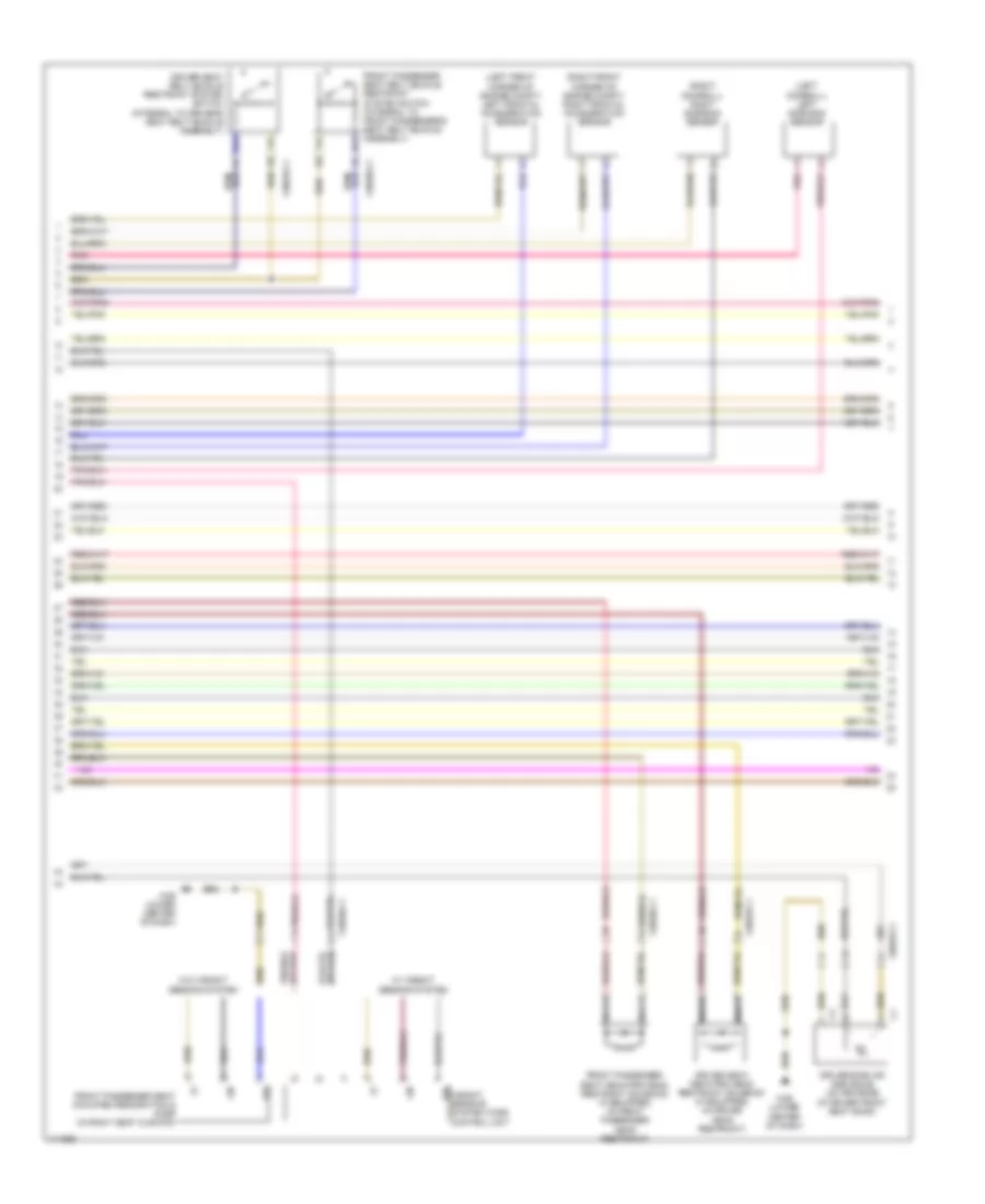 Supplemental Restraint Wiring Diagram (2 of 4) for Mercedes-Benz SLK250 2014