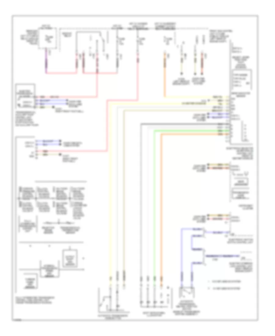 Transmission Wiring Diagram for Mercedes Benz SLK250 2014