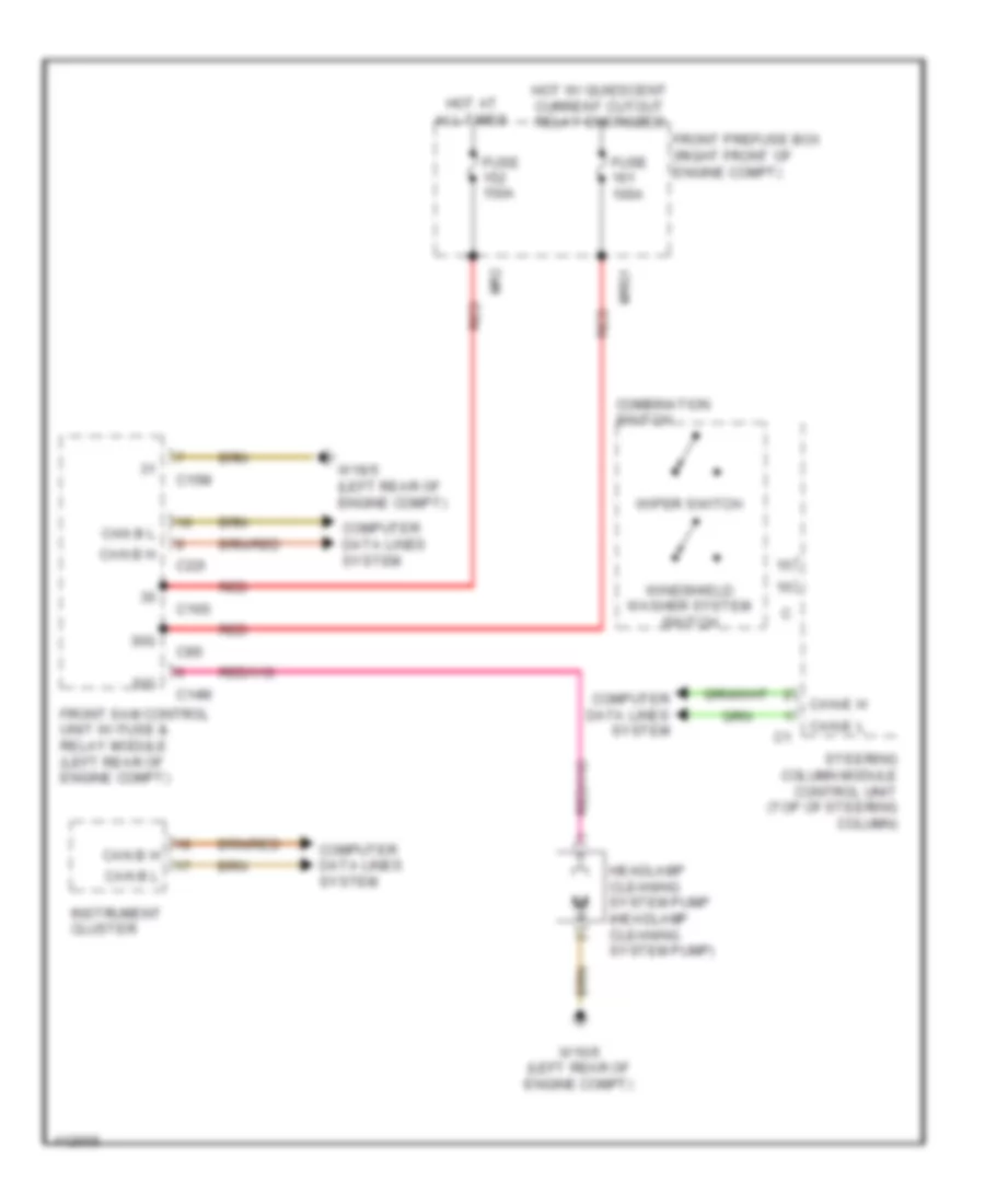 схема шайбы фары для Mercedes-Benz SLK250 2014