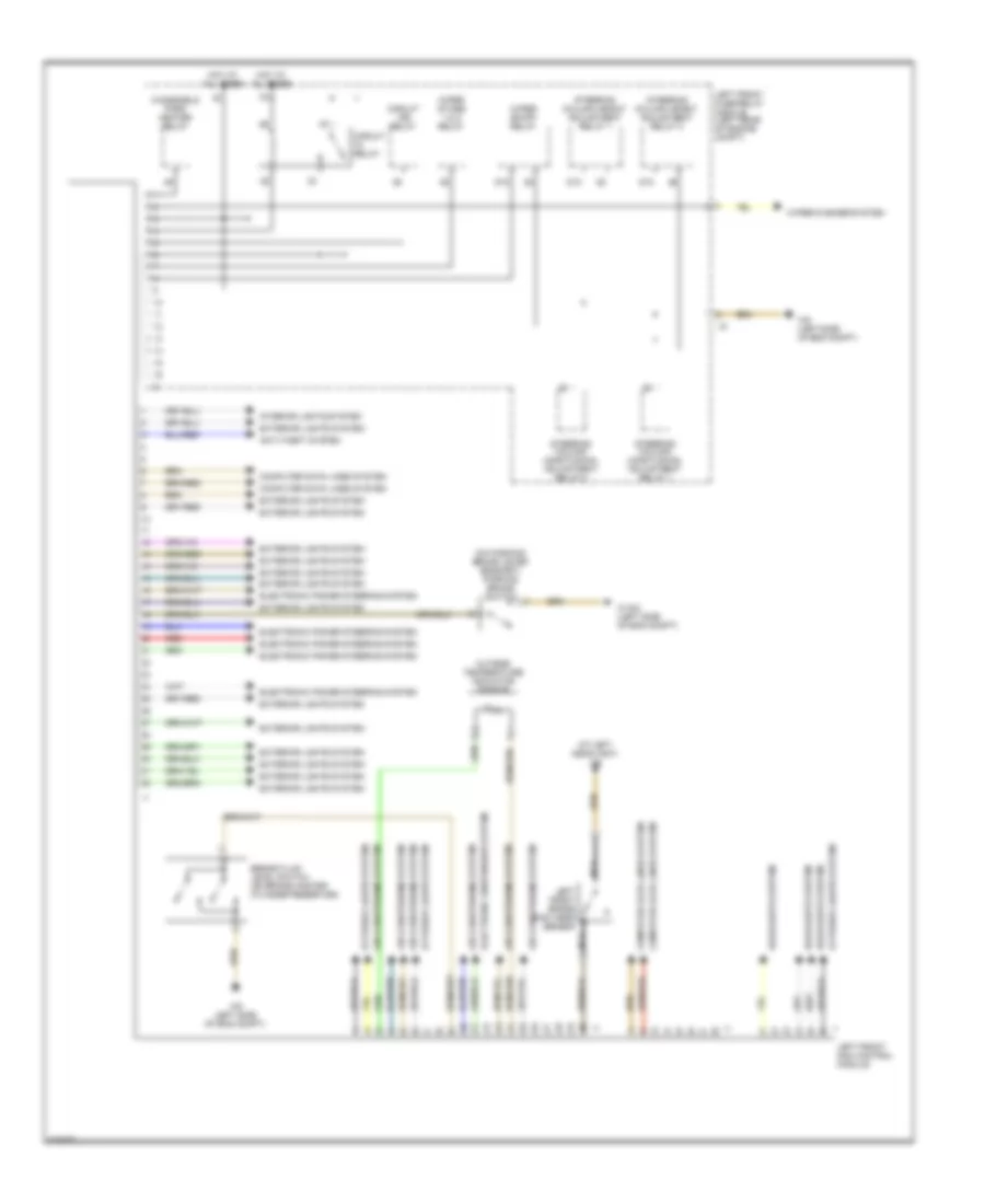 Left Front SAM Control Module Wiring Diagram for Mercedes Benz S500 4Matic 2004