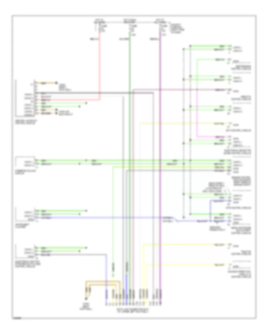 Data Link Connector Wiring Diagram for Mercedes Benz S500 4Matic 2004