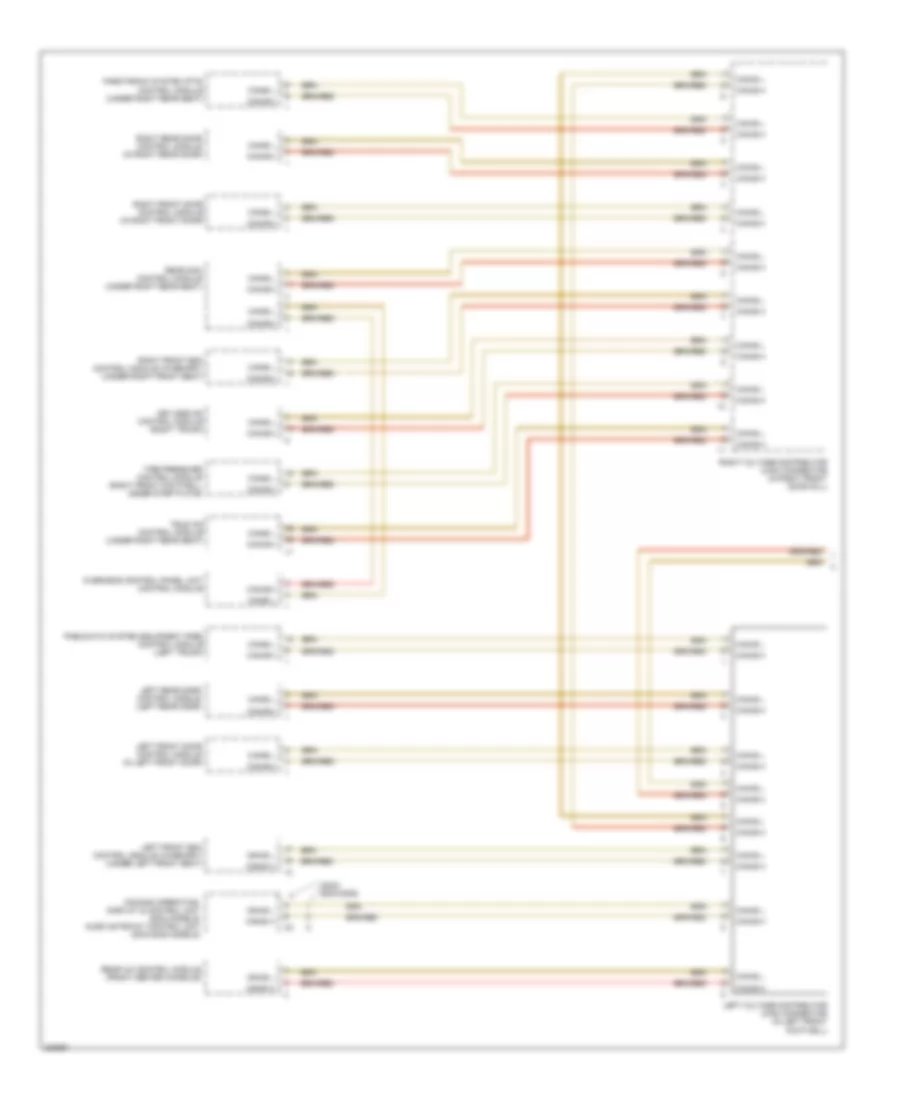 HighLow Bus Wiring Diagram (1 of 2) for Mercedes-Benz S500 4Matic 2004