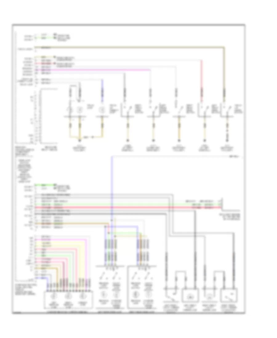 Interior Lights Wiring Diagram 1 of 4 for Mercedes Benz S500 4Matic 2004