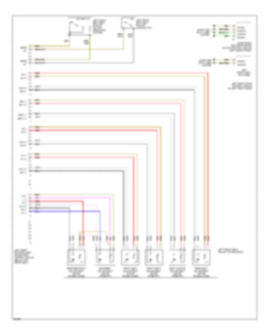 Driver s Memory Seat Wiring Diagram 1 of 2 for Mercedes Benz S500 4Matic 2004