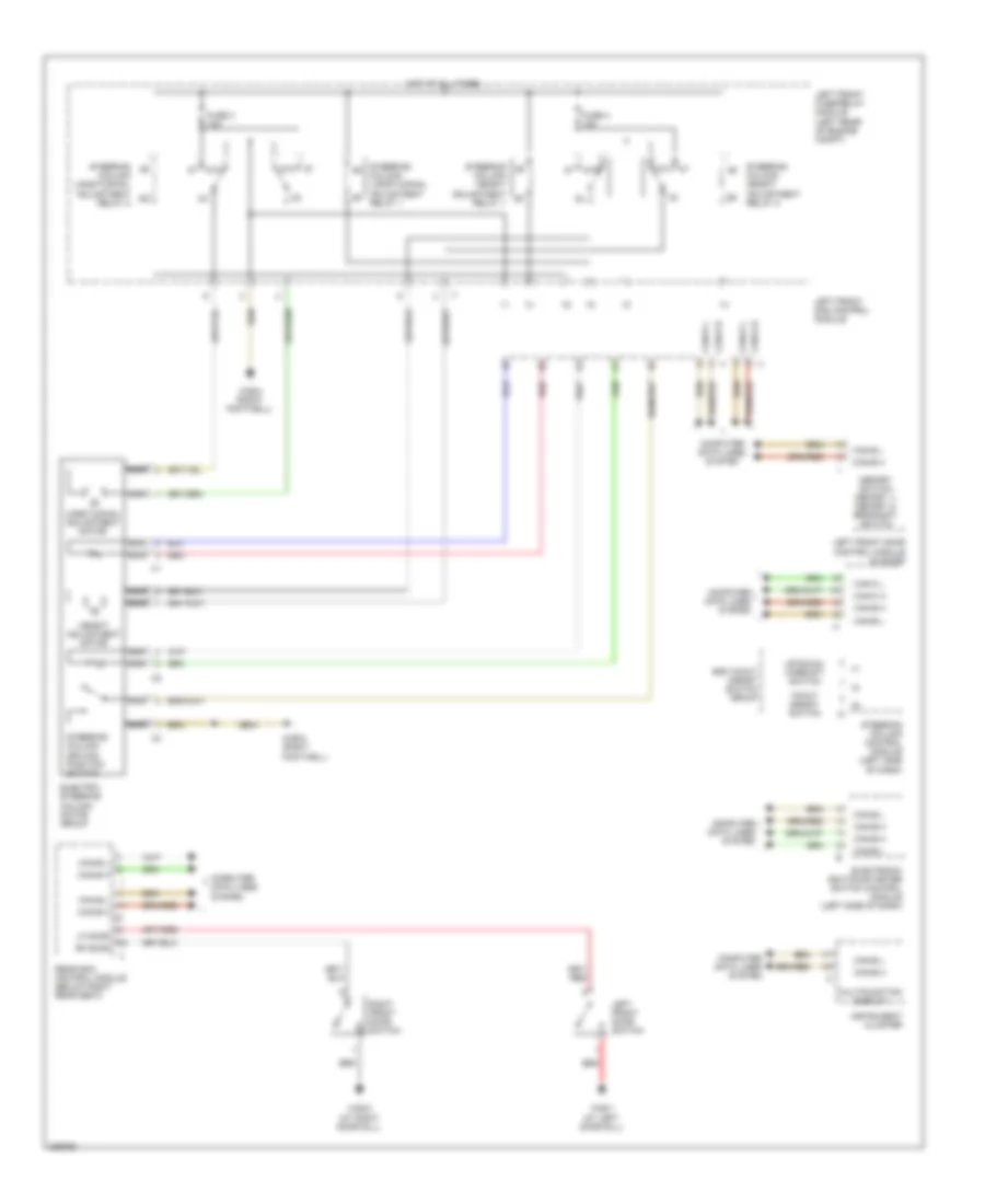 Steering Column Memory Wiring Diagram for Mercedes Benz S500 4Matic 2004