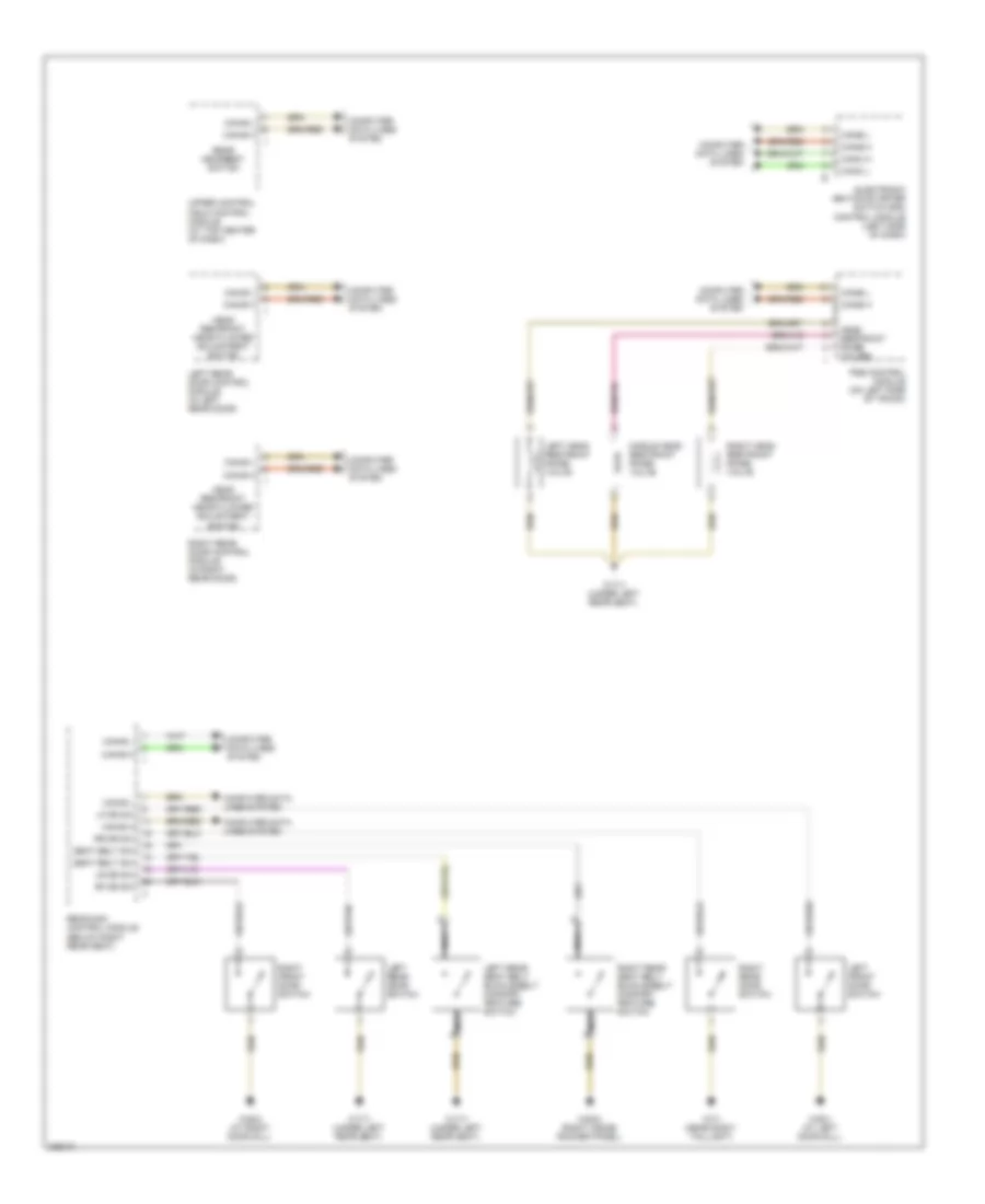 Rear Head Restraint Wiring Diagram for Mercedes Benz S500 4Matic 2004