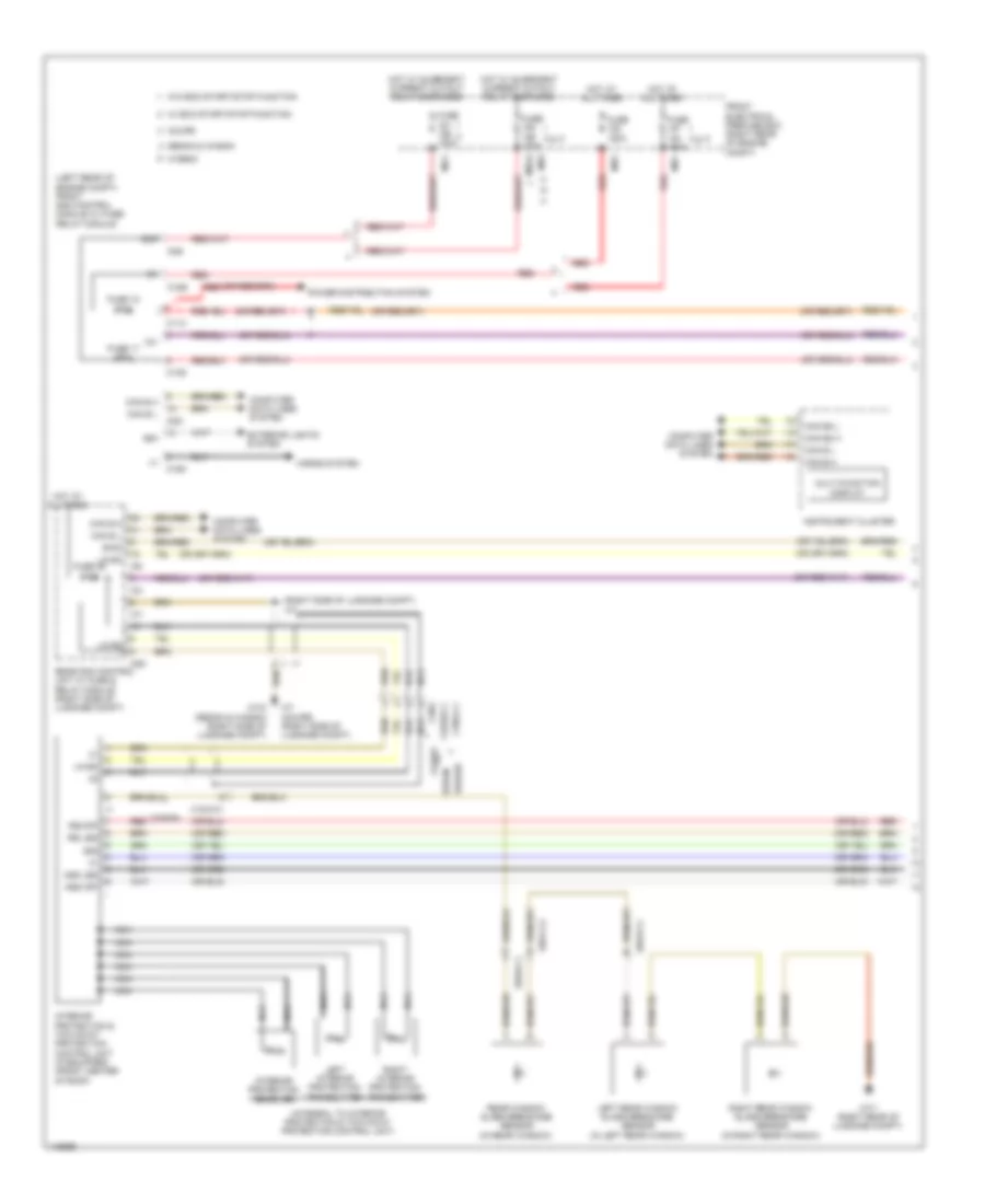 Anti theft Alarm Wiring Diagram 1 of 2 for Mercedes Benz E250 Bluetec 2014