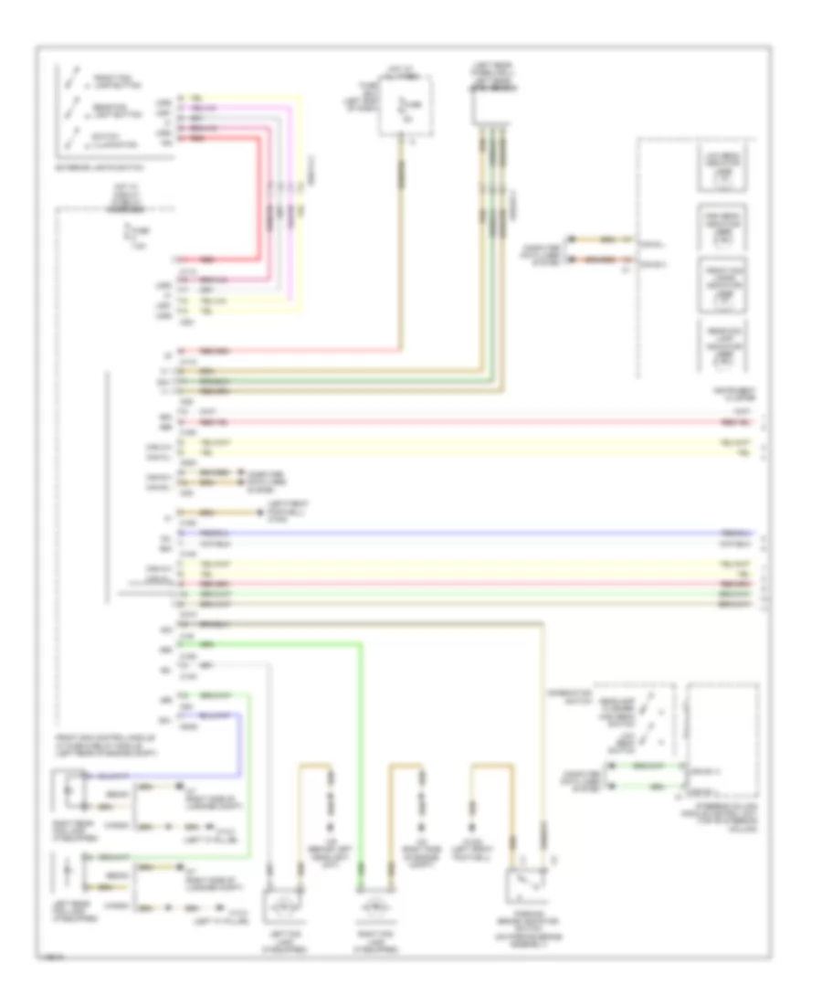 Headlights Wiring Diagram without Dynamic LED Headlamps 1 of 2 for Mercedes Benz E250 Bluetec 2014