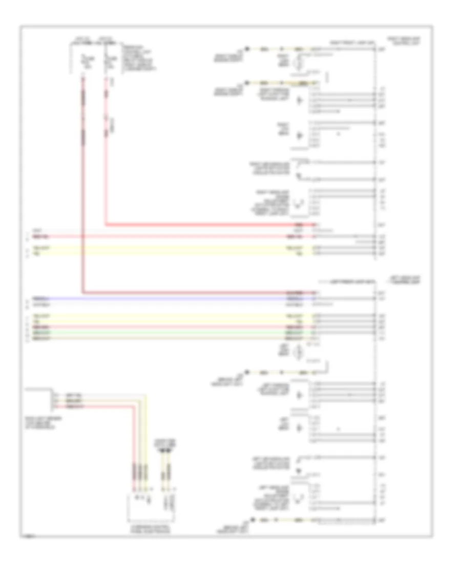 Headlights Wiring Diagram without Dynamic LED Headlamps 2 of 2 for Mercedes Benz E250 Bluetec 2014