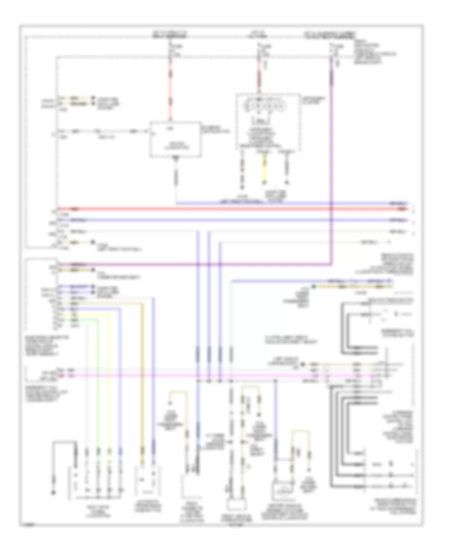 Instrument Illumination Wiring Diagram 1 of 2 for Mercedes Benz E250 Bluetec 2014