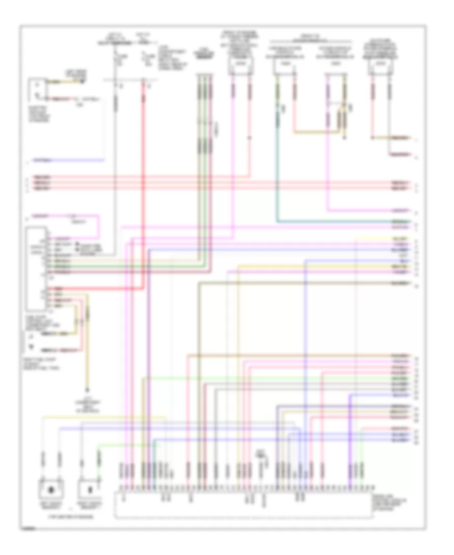 5 5L Engine Performance Wiring Diagram 2 of 5 for Mercedes Benz GL550 2012