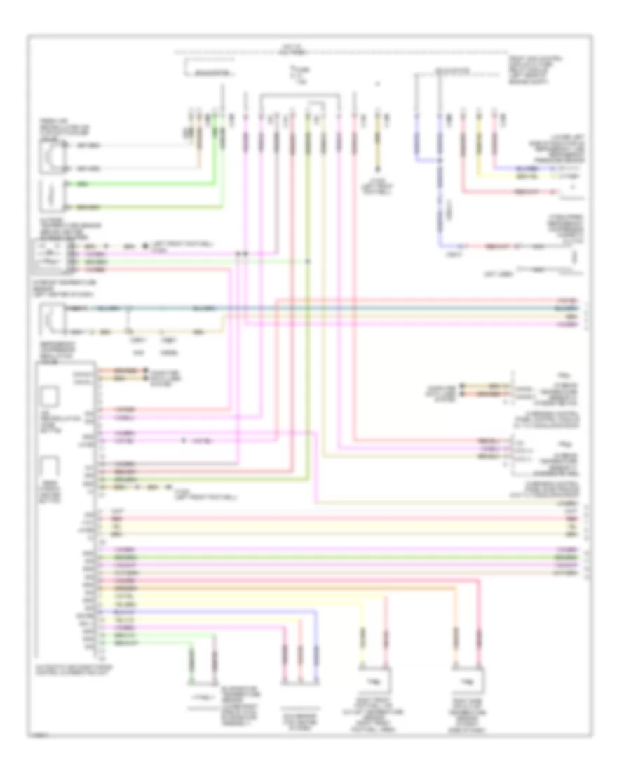 Automatic AC Wiring Diagram, without Thermotronic (1 of 3) for Mercedes-Benz E250 Bluetec 4Matic 2014