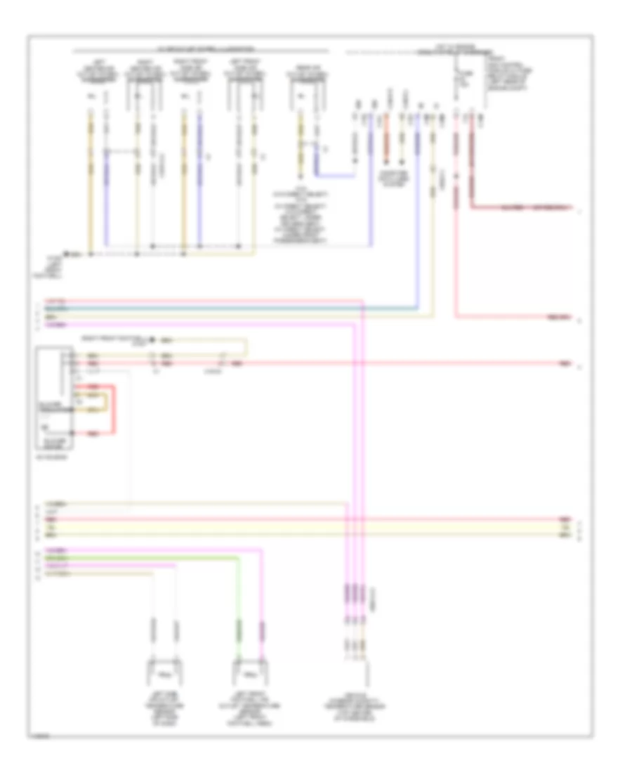 Automatic AC Wiring Diagram, without Thermotronic (2 of 3) for Mercedes-Benz E250 Bluetec 4Matic 2014