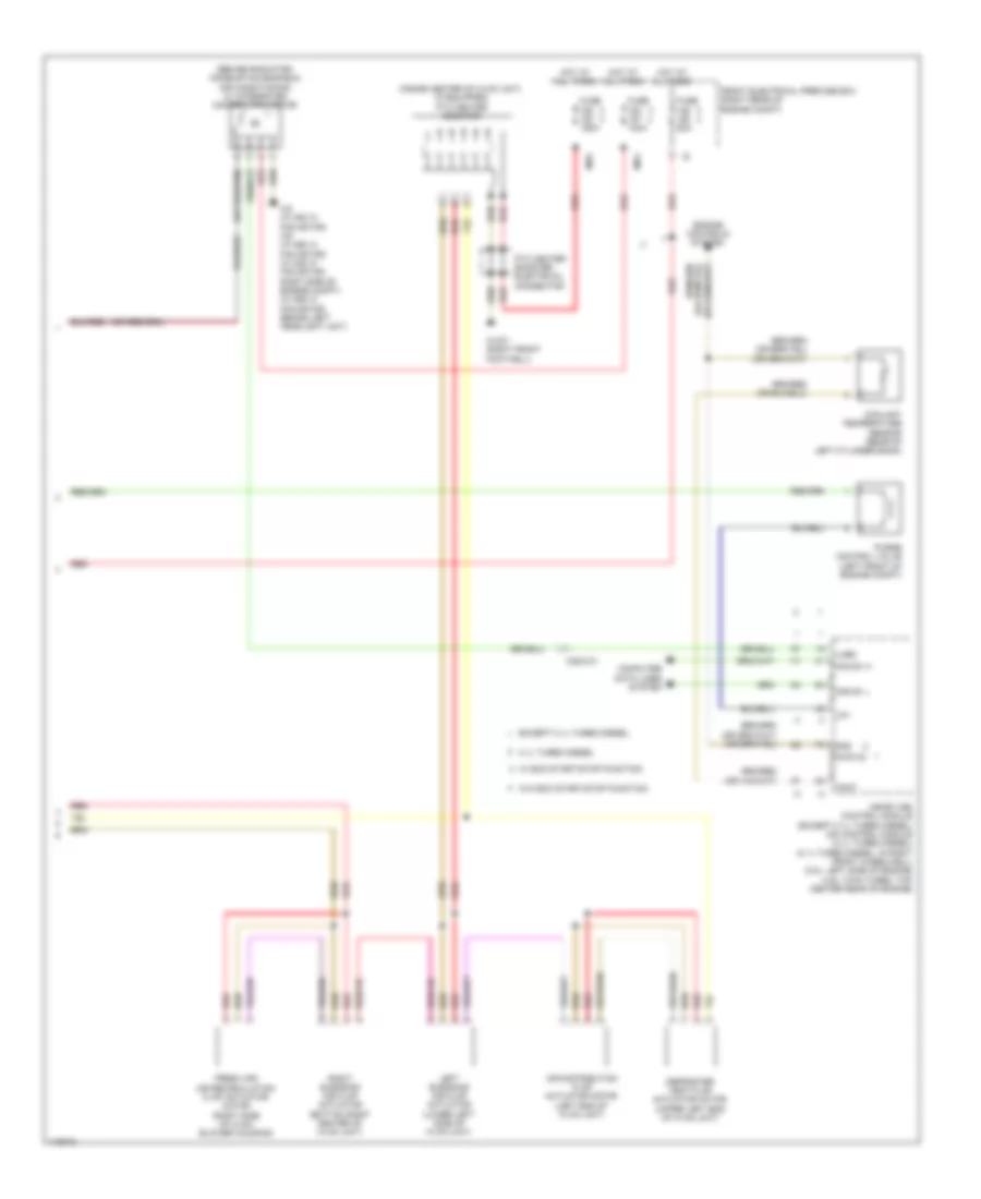 Automatic AC Wiring Diagram, without Thermotronic (3 of 3) for Mercedes-Benz E250 Bluetec 4Matic 2014