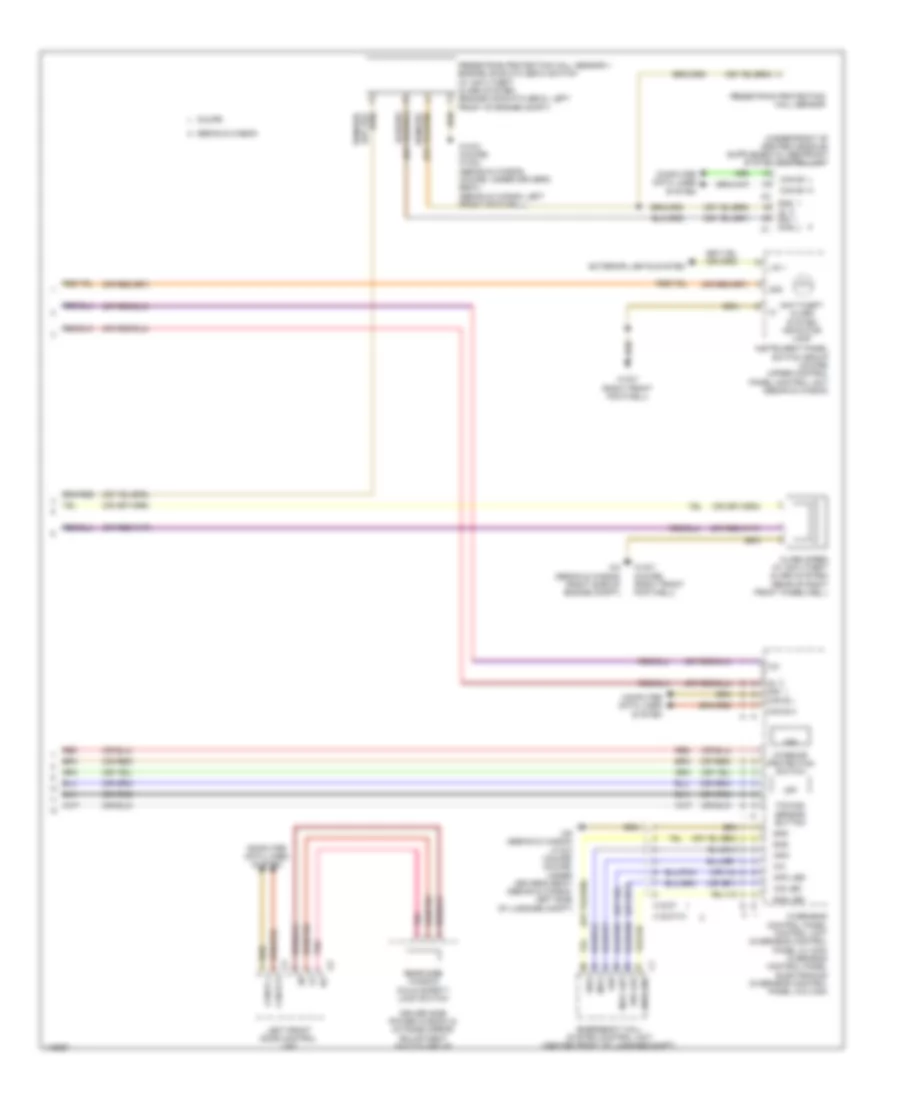 Anti-theft Alarm Wiring Diagram (2 of 2) for Mercedes-Benz E250 Bluetec 4Matic 2014